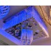 Kристален пеещ полилей ,Kare 1080/500 CH Хром , 4xE27+ 50 W LED+RGB +MP3 + BLUETOOTH,Размер:50х50 см